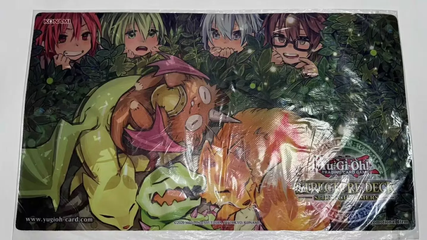Yugioh KONAMI Дуэль монстров TCG Spirit Charmers коллекция Официальный игровой коврик