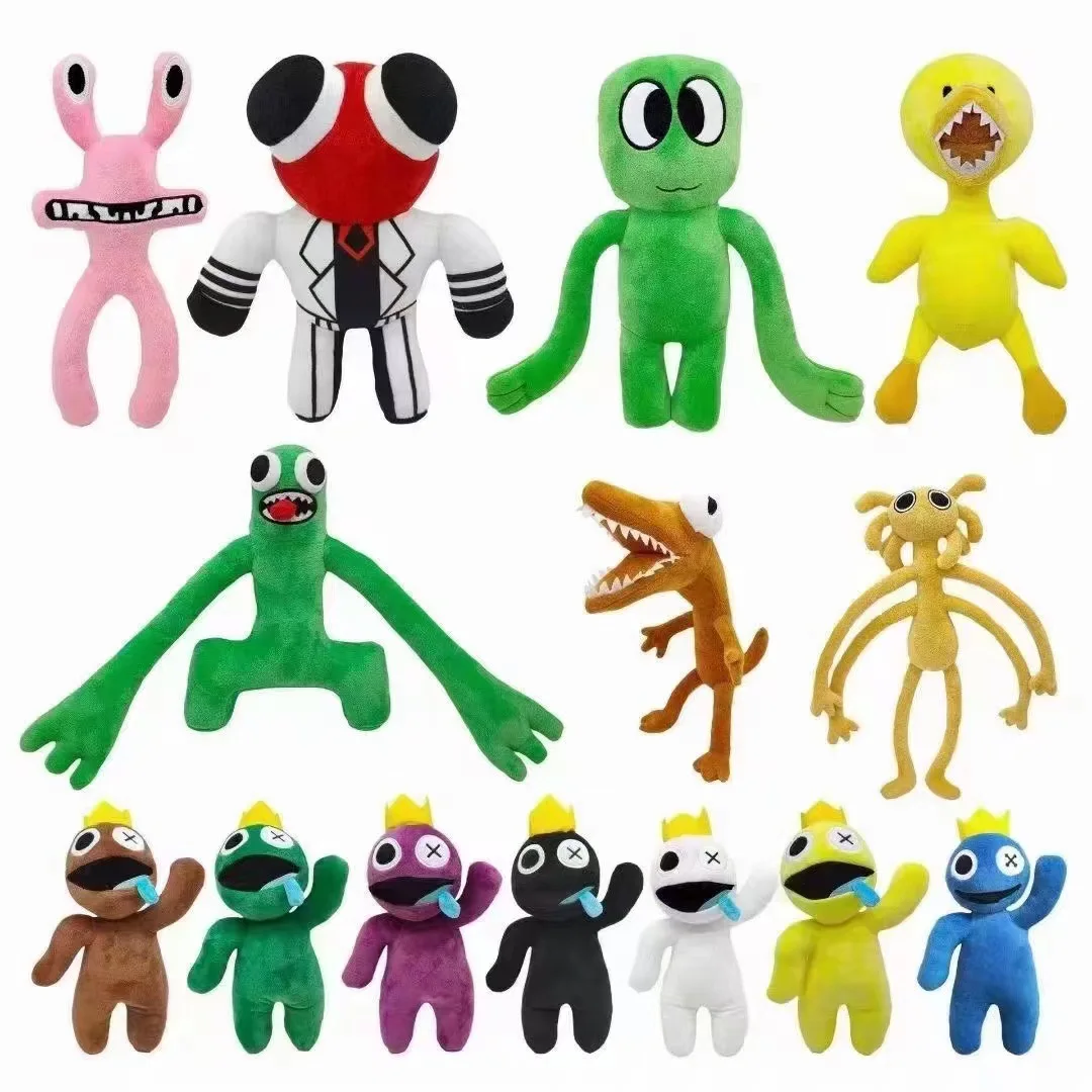 

New Ро-блокс Rainbow Friends Plush Toy Little Blue Man Little Green Man Doll Doll Children's Birthday Gift