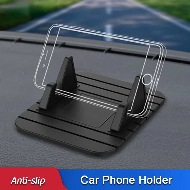 Car Mobile Phone Silicone Holder Anti-slip Mat Pad Dashboard Stand Mount for IPhone Samsung Xiaomi Huawei Universal images - 6