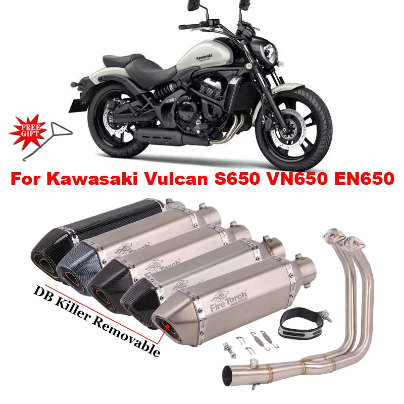 Выхлопная система для мотоцикла Kawasaki Vulcan S650 650s VN650 650 EN650