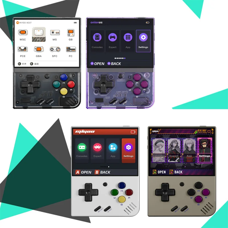 Портативная игровая консоль MIYOO MINI Plus в стиле ретро