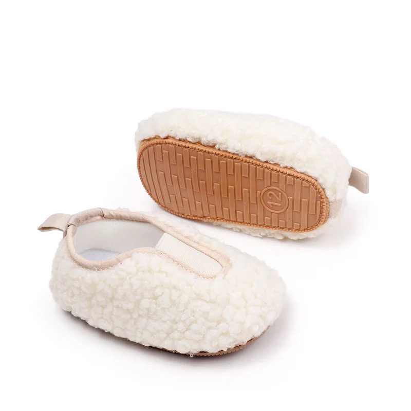 Весенне-осенняя Теплая Обувь Для Девочек Толстая Подошва TPR Нескользящая