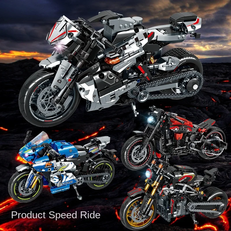 Модель мотоцикла Leibao 8160 модель маленького подарок для мальчика
