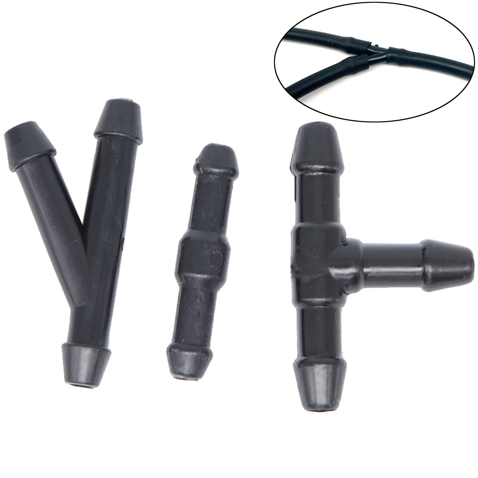 

Y-образный переходник для шланга автомобильного мойки лобового стекла, с зазубринами