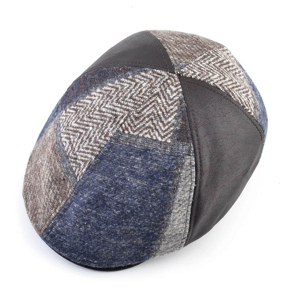 Модные кепки газетчика для мужчин и женщин осенне-зимний тканевый берет с