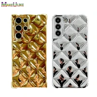 for samsung galaxy s21 s22 ultra plus case silicone silver gold phone bag case for samsung s22 s21 plus ultra 5g back cover