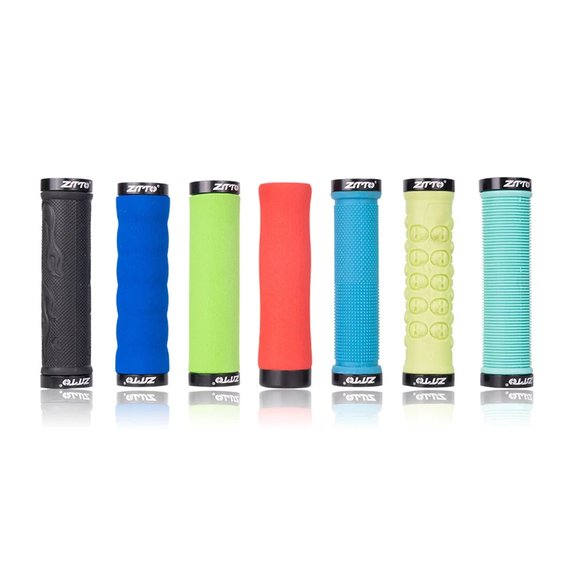 

Ручки для горного велосипеда, Ручки для руля велосипеда ZTTO, силиконовые двусторонние замки, противоскользящие Ручки для руля велосипеда, заглушки