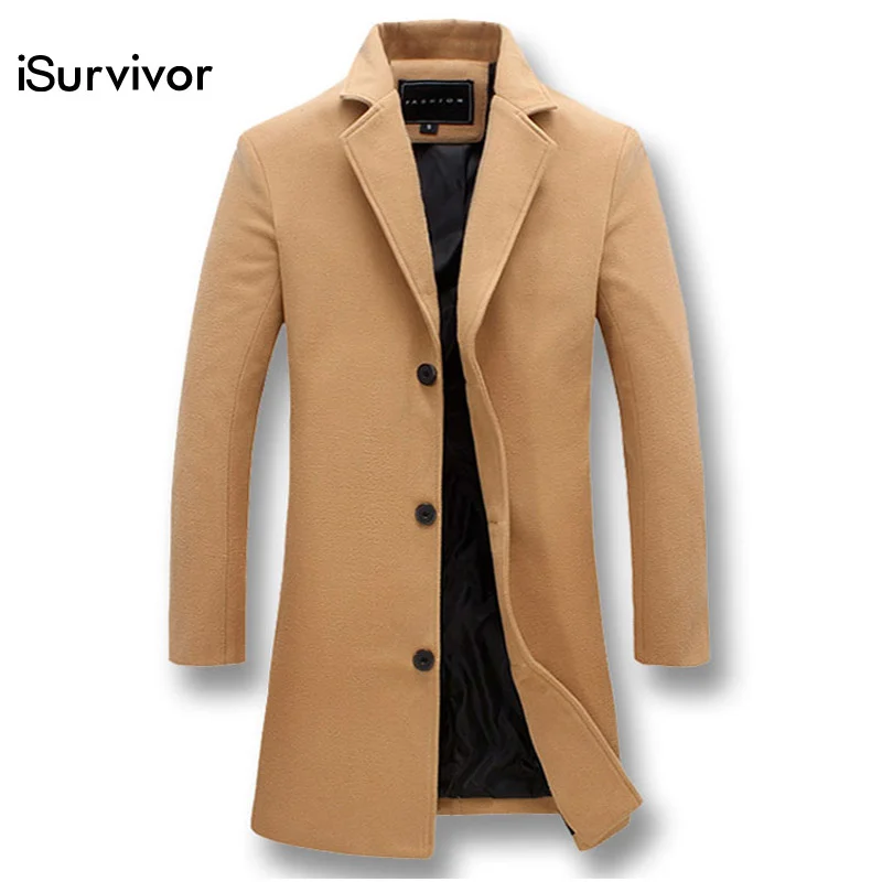 

Men Fasion Jackets Men Slim Fits Coats Business Mens Lon Winter Windproof Outwears Plus Size 5XL Black ot Sale i Quality