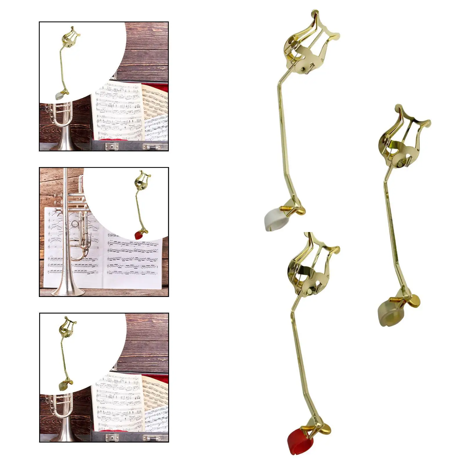 Зажим для музыкального тромбона марширующая лира музыкальный зажим на держателе