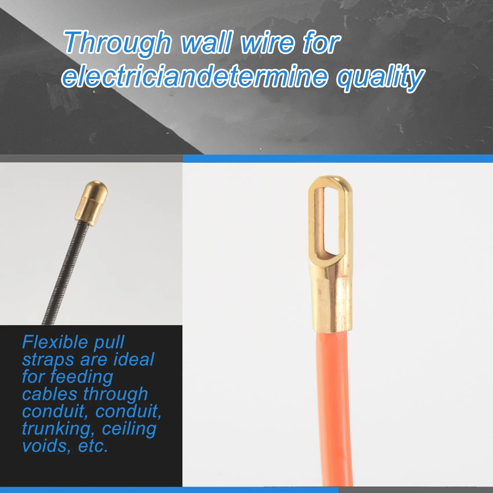 4 мм 5 метров оранжевое направляющее устройство нейлоновый электрический кабель