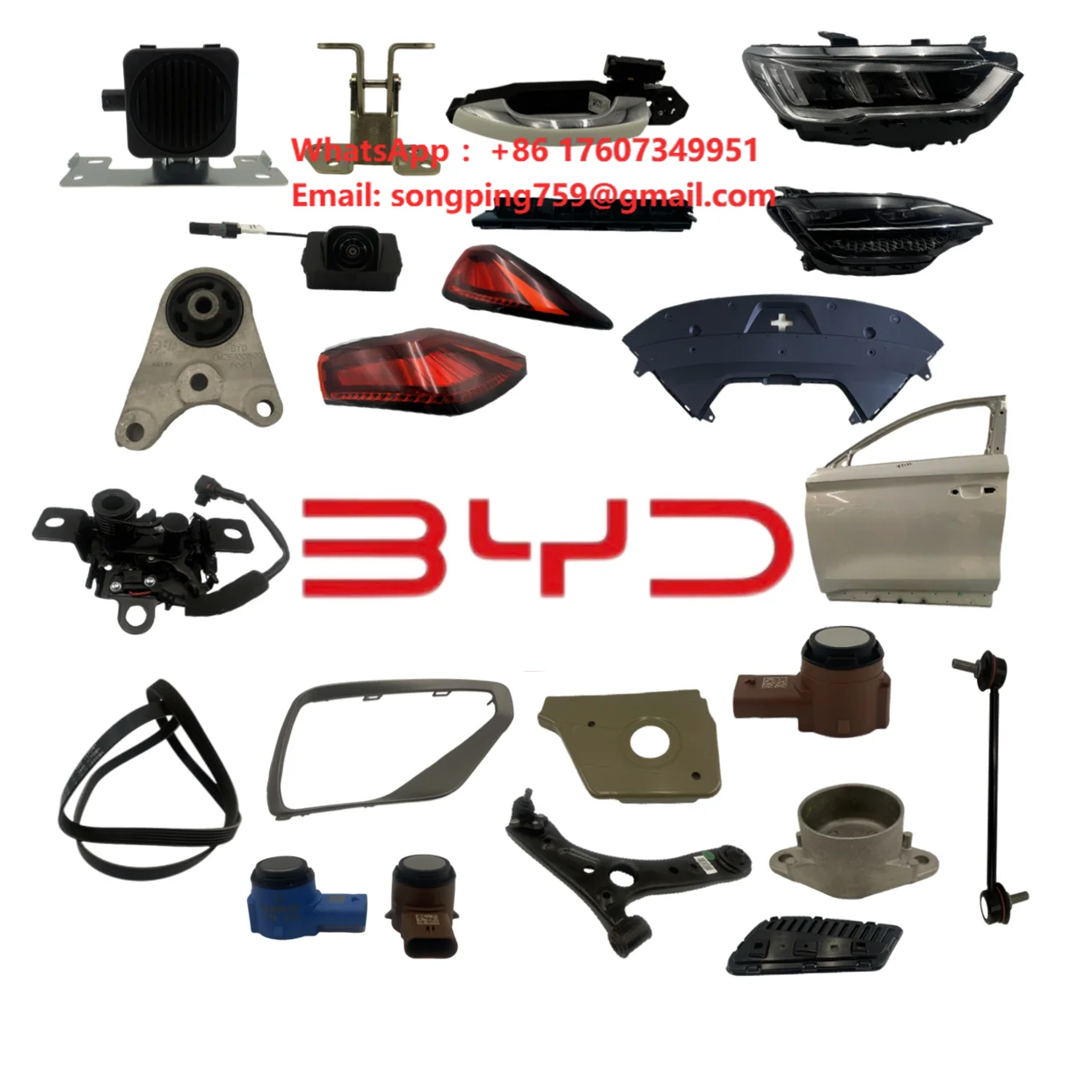Фото Аксессуары для автомобильной системы освещения BYD Han DM-I/DM-P: светодиодные фары, номер OE. HC-4121010F №1