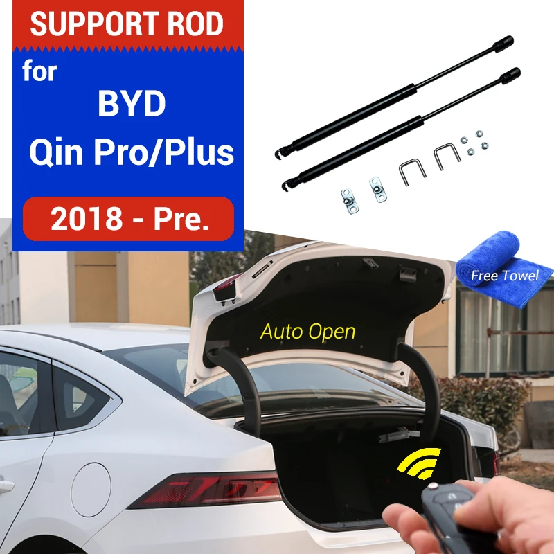

Car Hood Strut Bars Hydraulic Rod for BYD Qin Pro Plus 2nd Gen 2018-present Spring Shock Bracket Absorber Lift Kit Accessories
