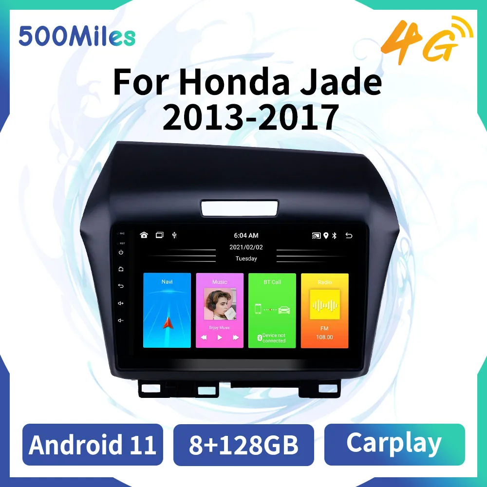 

2 Din Android Car Radio for Honda Jade 2013-2017 Car Stereo WIFI GPS Navigation Auto Multimedia 4G Player Autoradio Head Unit