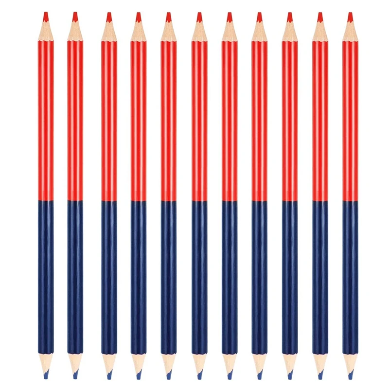 

Checking Pencils Red And Blue Erasable Pencils Pre-Sharpened 4 HB For Checking Map Coloring Tests Grading