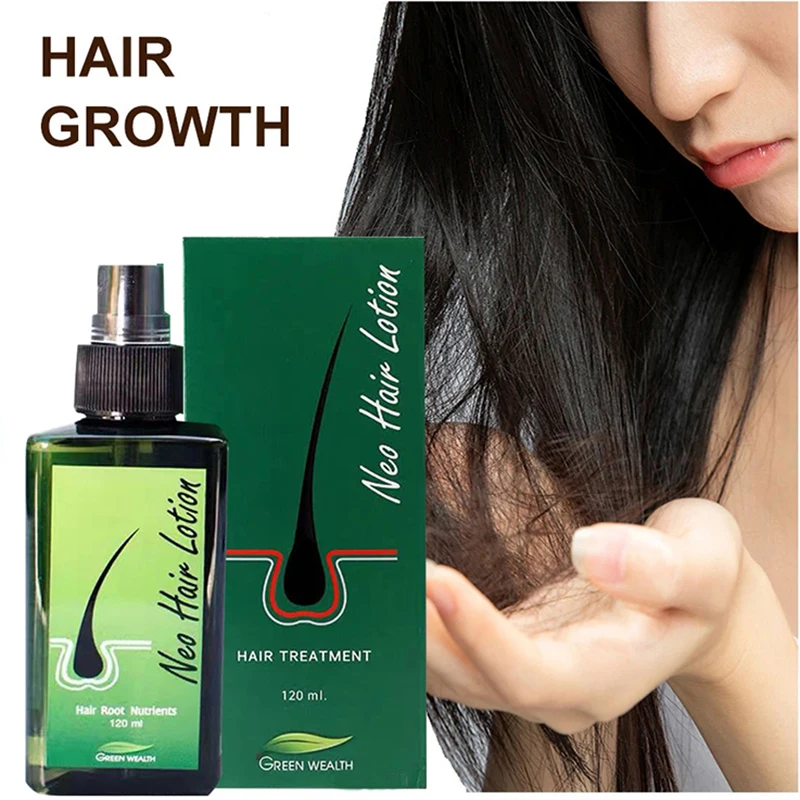 

120ml Thailand Market Original Printed Label Neo Beard Hair Growth Lotion Root Anti-loss Treatment Nutrients Longer Stronger