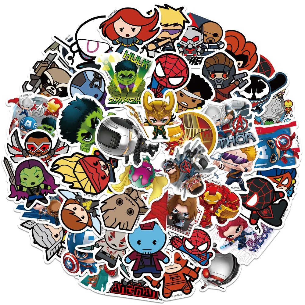 Наклейки MINISO Marvel Avengers для детей