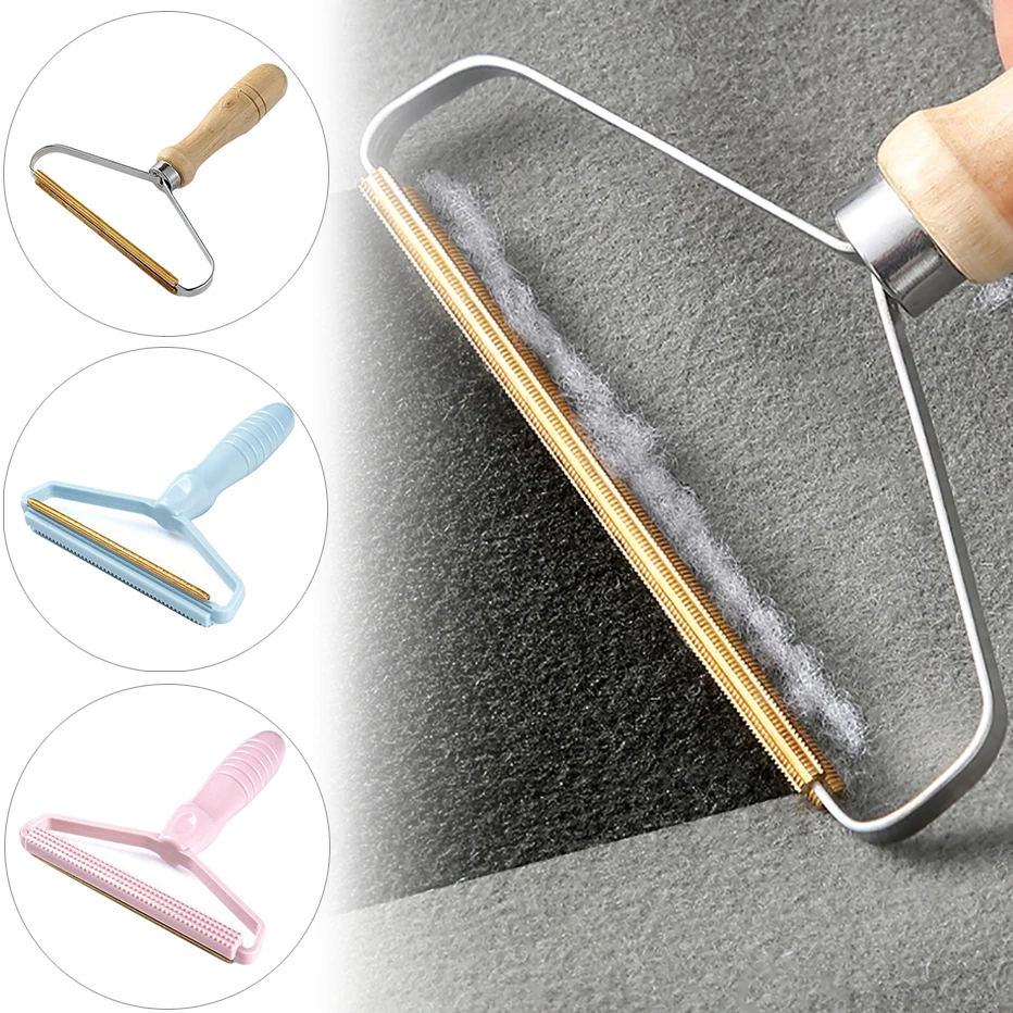 

Portable Lint Remover Fuzz Fabric Shaver Woolen Coat Clothes Carpet Fuzz Cleaning Brush Double Sides Lint Removal Cleaner