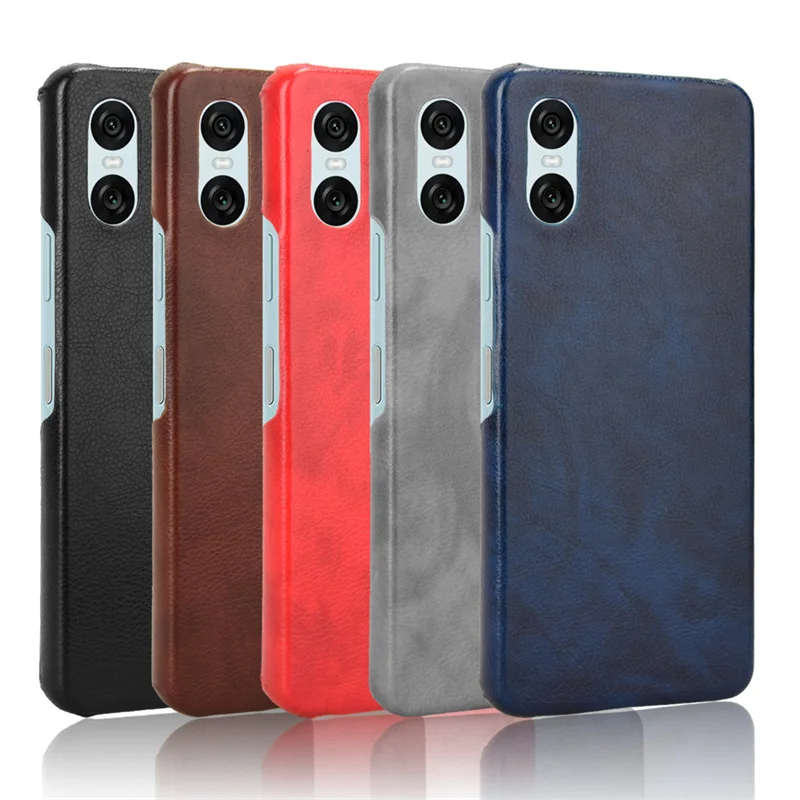 Чехол для Sony Xperia 10 VI XQ-ES72 противоударный чехол из искусственной кожи жесткая