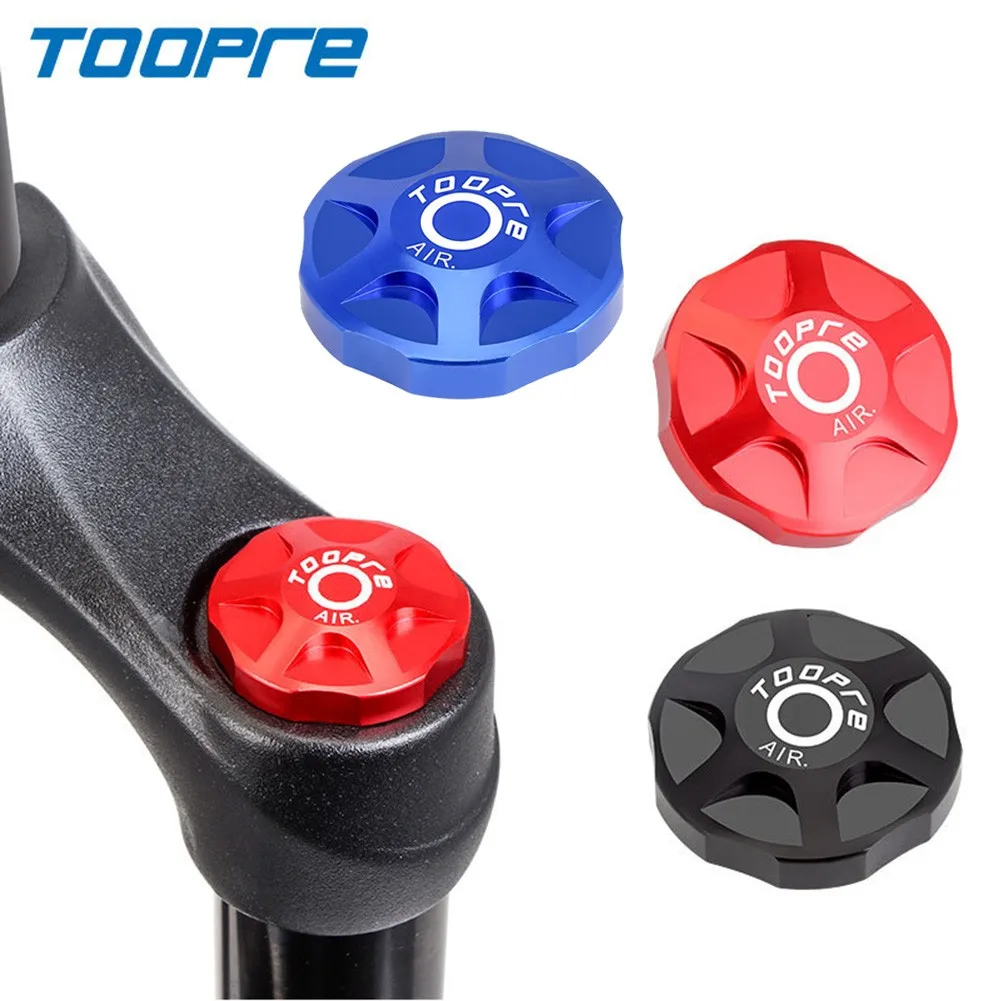 

MTB Bicycle Air Gas Valve Cover Bike Front Fork Cap Plug Aluminum Alloy Protective Shoulder Cover Dust Cap Cycling Accessories