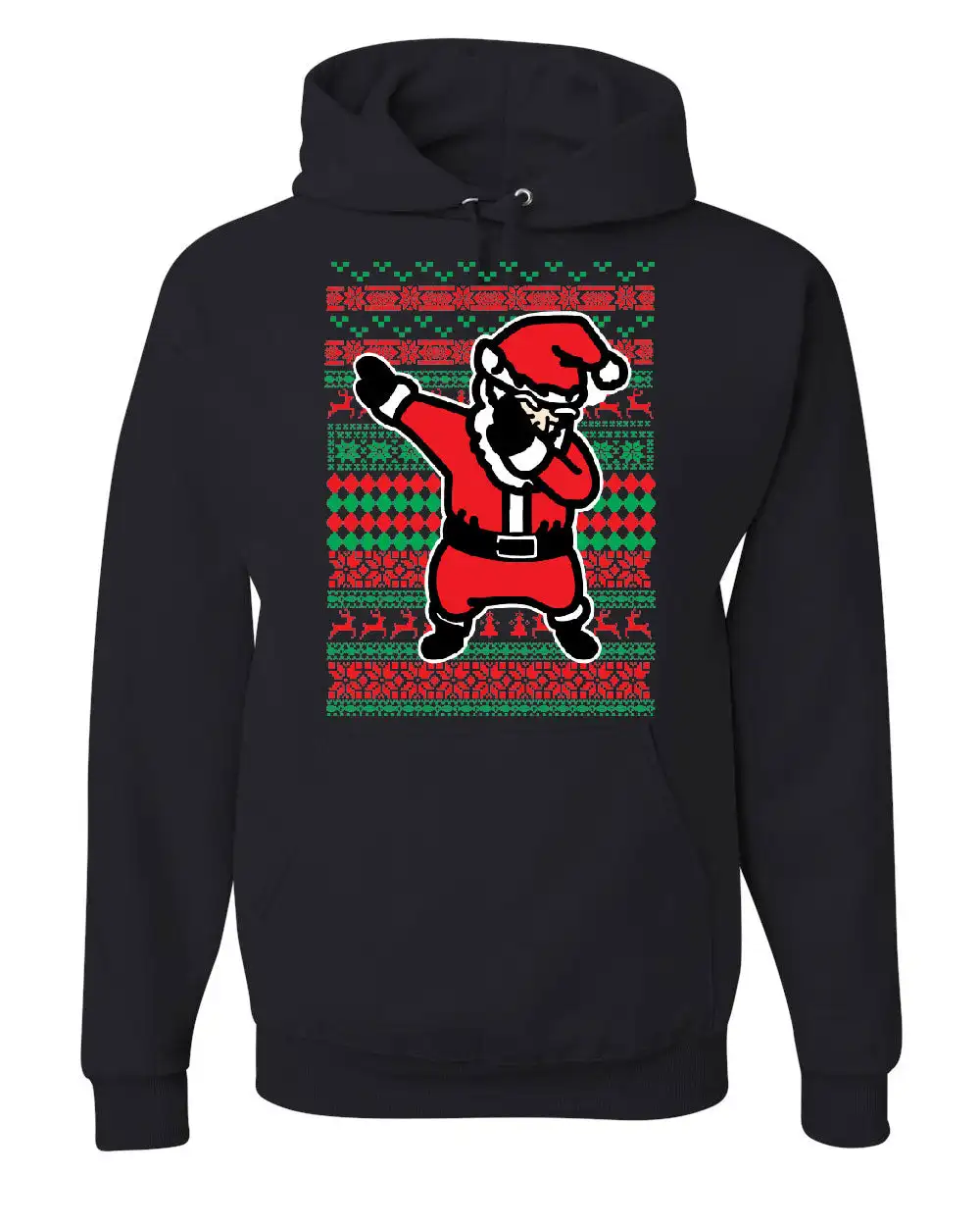 

Santa Dab Dancing Ugly Sweater Hoodie Christmas Xmas Ho Ho Ho Sweatshirt