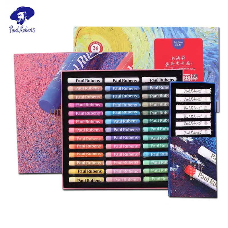 

Paul Rubens Macarons 24/36 Colors Soft Oil Pastel Set Professional Graffiti Pastels Crayon Drawing Pen for Painting Art Supplies