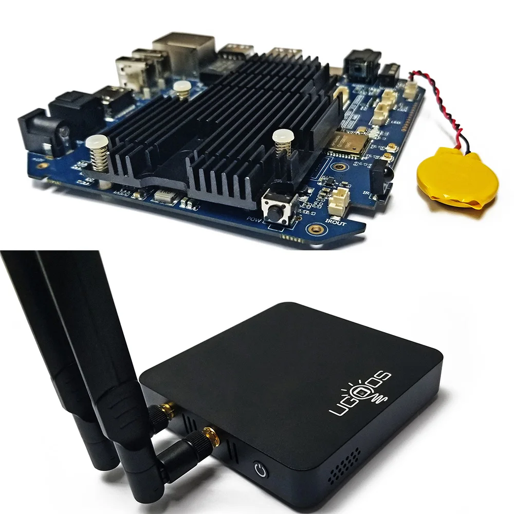 ТВ-приставка UGOOS AM6B Plus Android 9 0 DDR4 4 Гб ОЗУ 32 ПЗУ WiFi6 1000M BT5.0 4K AM6