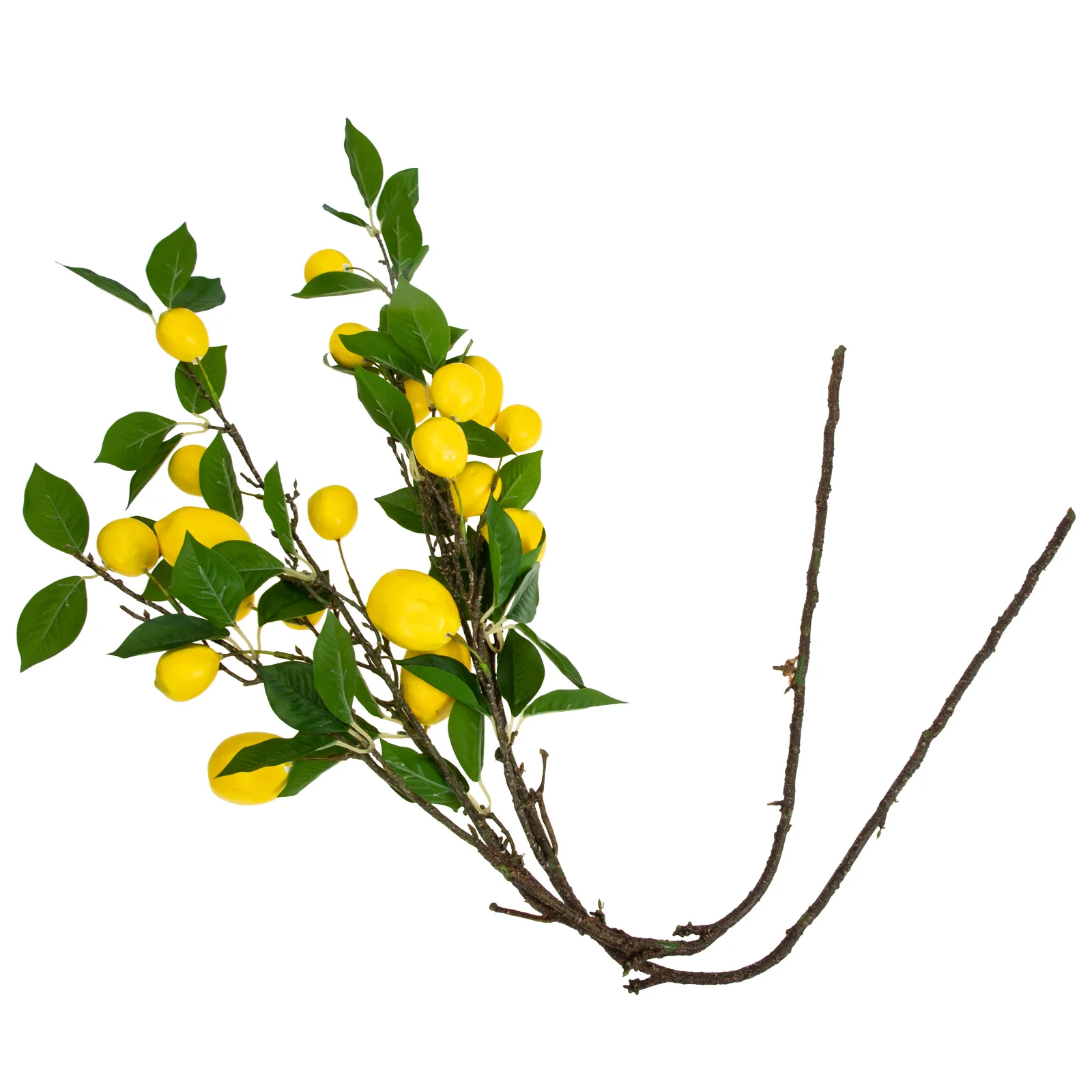 

Lemon Fake Tree Artificial Decorationbranch Decor Picks Fruit Branches Kitchen Stemsfruits Leaves Floral Vasehawaiian Party