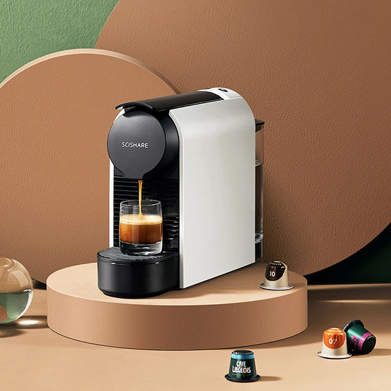 

Scishare Capsule Coffee Machine Household Automatic 1100w 20bar High Pressure Extraction Espresso Coffee Xiaomi Youpin