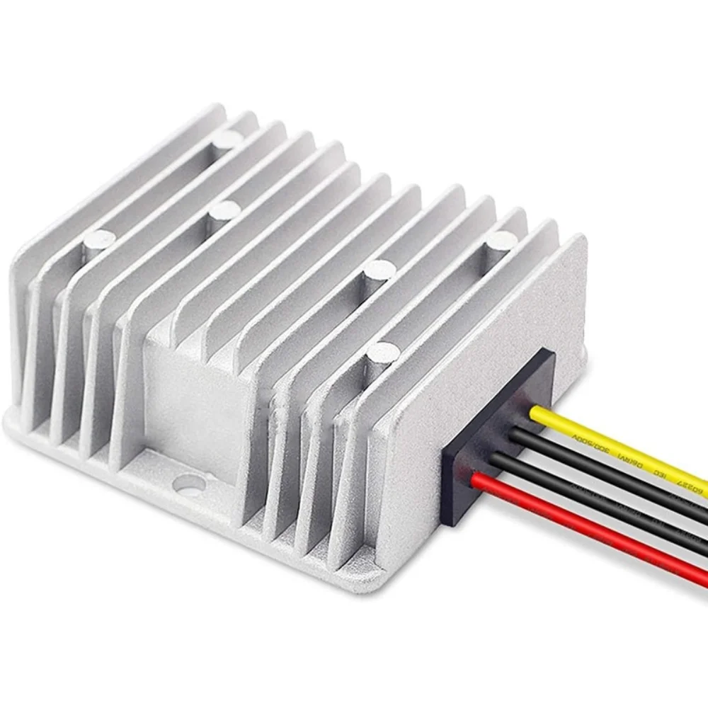 

DC 12V 24V Step Down to 5V 20A 100W DC Voltage Regulator Waterproof Buck-Boost Converter for Golf Cart Auto Car Truck Vehicle