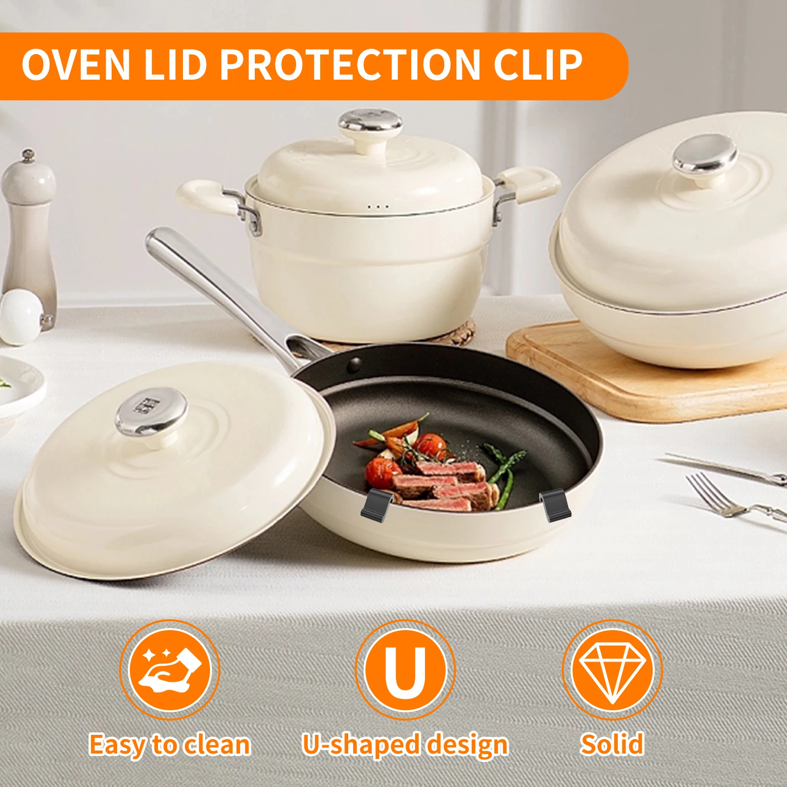 8 шт. зажимы для защиты крышки духовки силиконовые U-образный сменный зажим гибкий