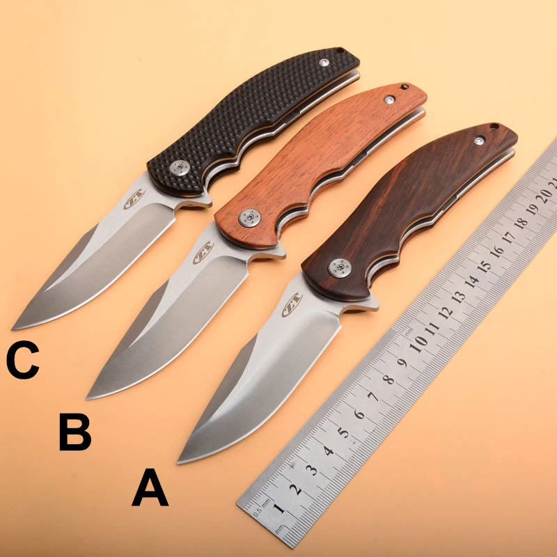 

New Arrived ZT06060 Pocket Folding Outdoor Camping Knife 400C Blade Steel Handle Survival Tactical Hunting Utility Knives EDC To