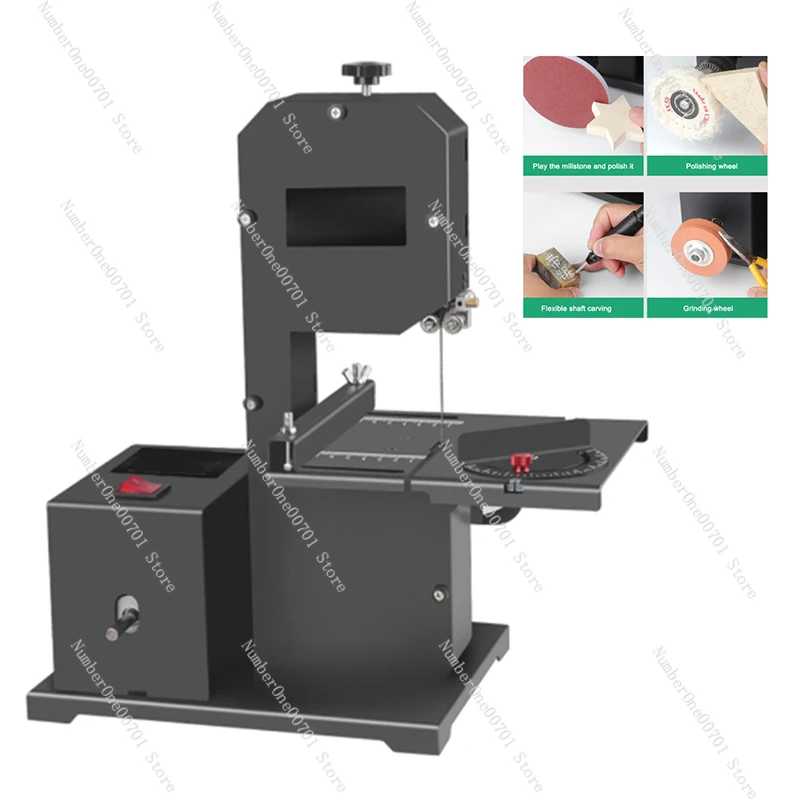 800 Вт электрическая деревообрабатывающая ленточная пила многофункциональный