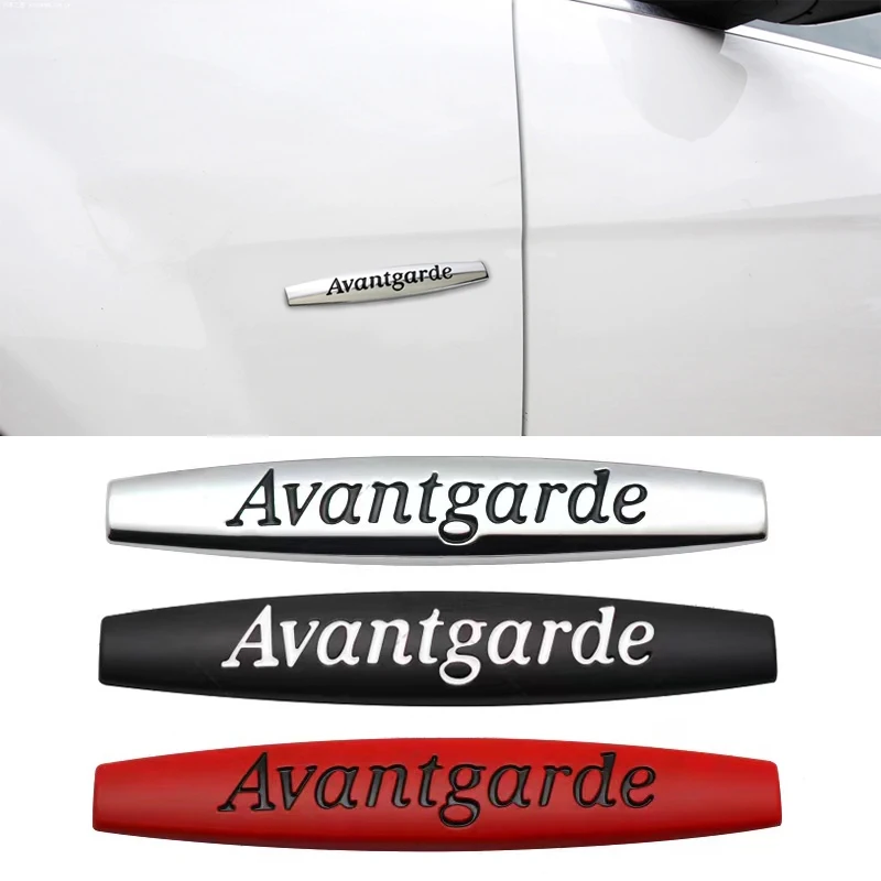 

3D Metal Avantgarde Car Fender Side Emblem Badge Decal Rear Bumper Trunk Sticker for Mercedes-benz Mercedes Benz Car Styling W21