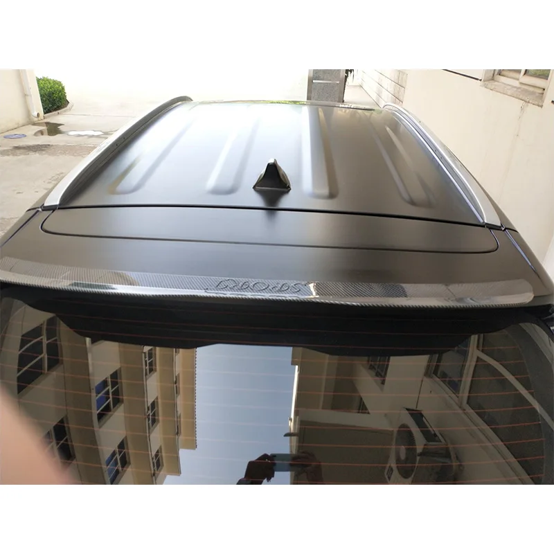 Спойлер на крышу Тип DGS углеродная поверхность задний багажник Крыло ABS Материал