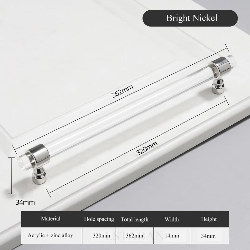 

Ручки для шкафов LSTABAN цинковый сплав золотистые прозрачные кристаллы