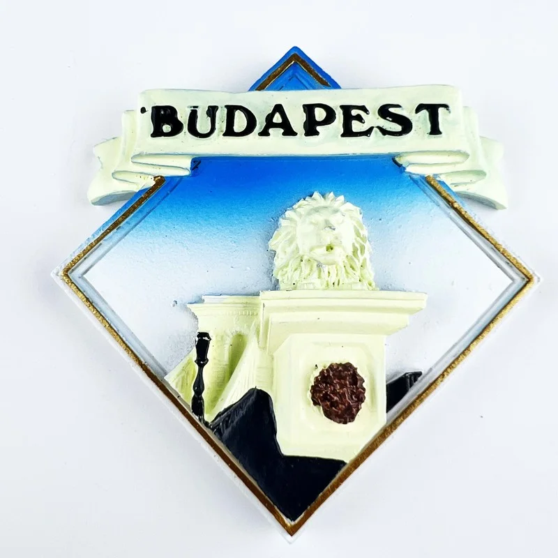 

Hungary Travelling Fridge Magnets Budapest Chain Bridge Tourism Souvenirs Fridge Magnetic Stickers Wedding Gifts Home Decoration