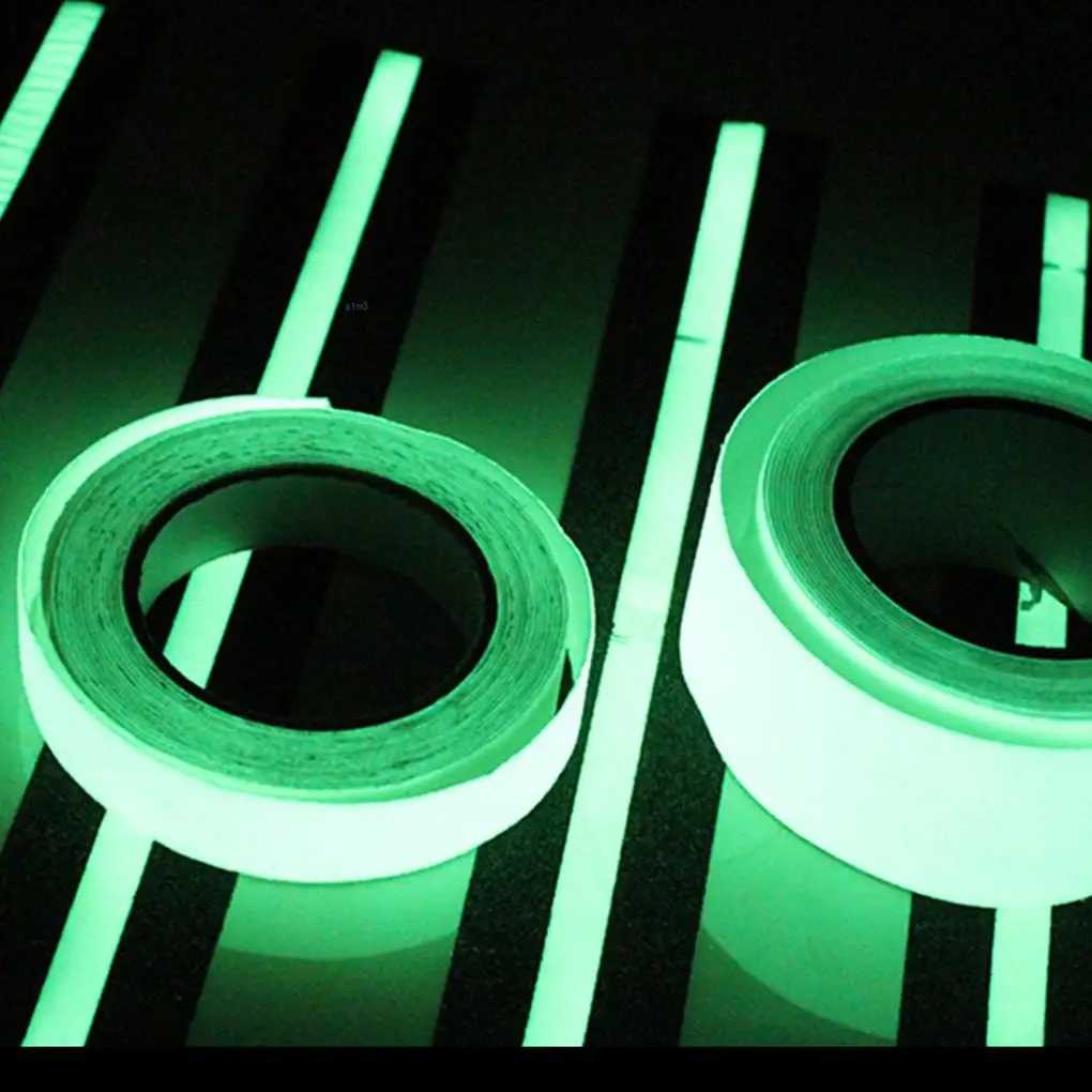 

Home Decorations Warning Tape Night Vision Safety Security Tapes Removable Photoluminescent Glow Safety Tape Luminous Tape