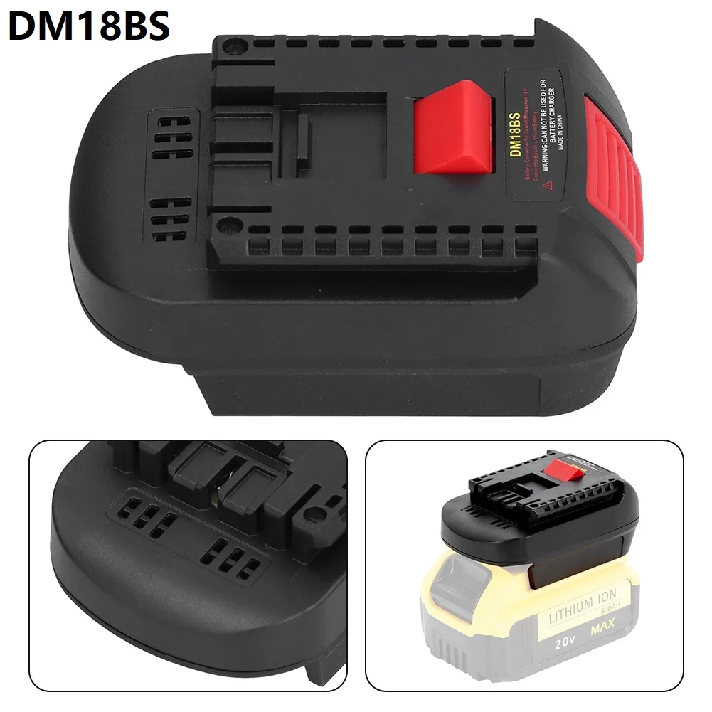 

DM18BS Battery Converter Adapter For De Walt 20V 18V LITHIUM Cordless Power Tools Charging Plastic Battery Storage Box