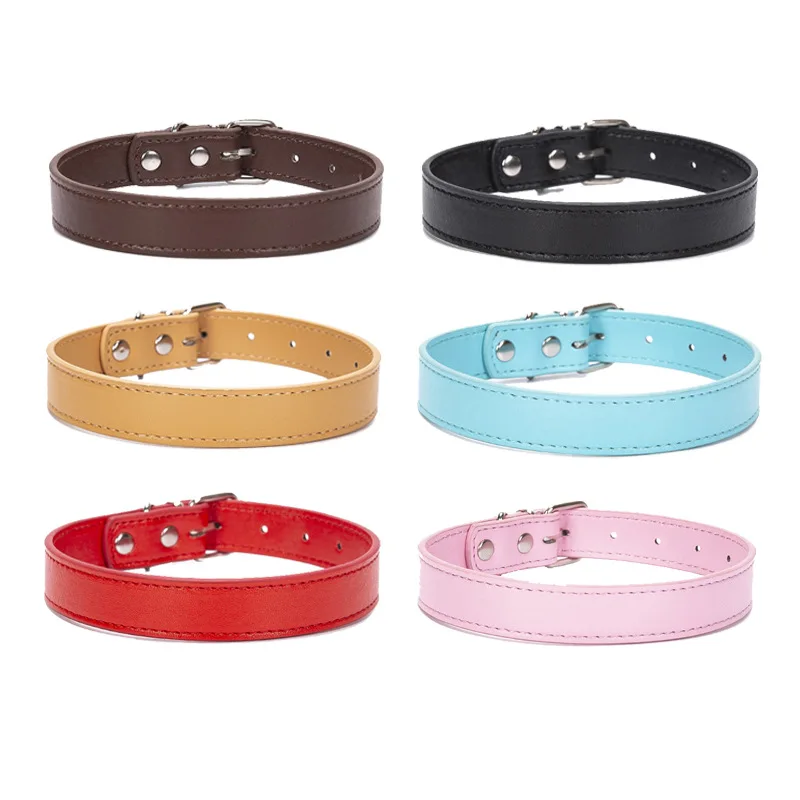 

Dog Collar Leather Personalized Pet Dog Collar Leash Used for Small, Medium-sized Large Dogs Cats Outdoor Walking Pet Supplies