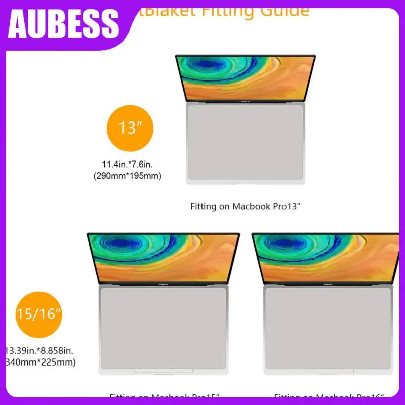 

High-quality Protective Film Macbook Cleaning Cloth Notebook Palm Reuse Dust-proof For Macbook 13/15/16 Inch Laptop Suitable