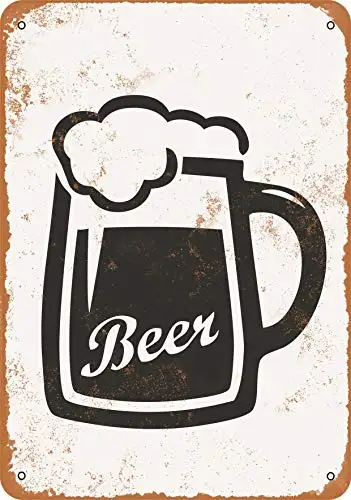 

Metal Sign - Beer Mug - Vintage Look