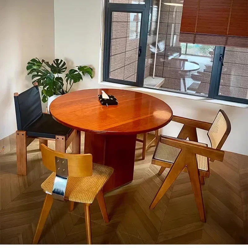 Wabi-sabi Wind Мебель для гостиной Сиденье Advanced Sense Французский ретро обеденный стул