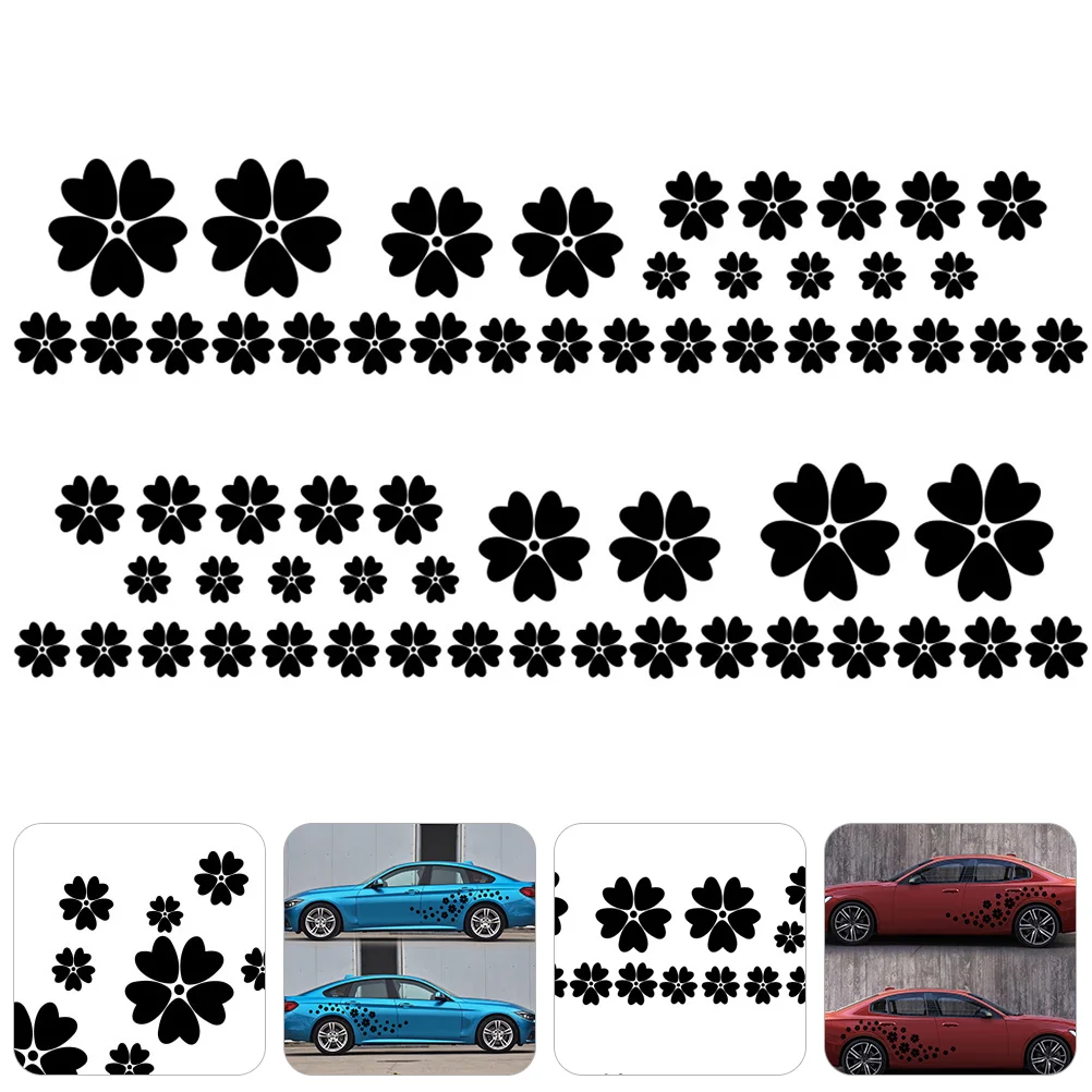 

30 шт., наклейки в виде пятиугольных сердец, интересные автомобильные наклейки, декоративные сердечки из ПВХ