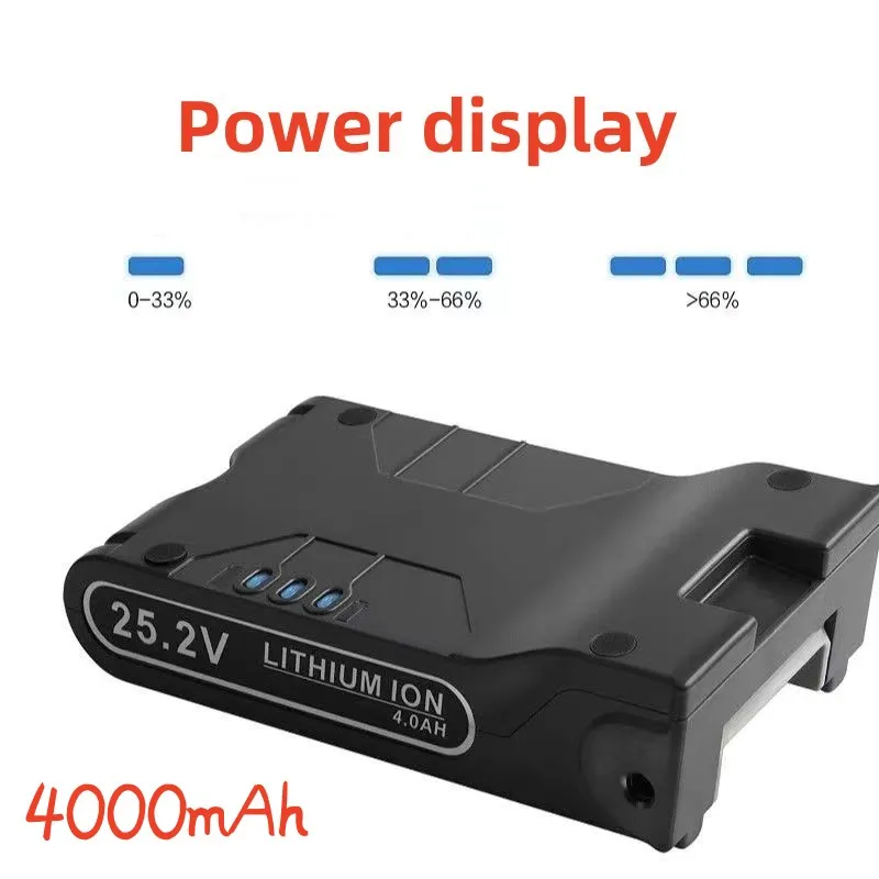

100% original 25.2V 4000mAh for Shark S1 S2 S3 S4 S6 S7 S9 IC205 200C 200W XBAT200 XBAT200AS vacuum cleaner Lithium battery