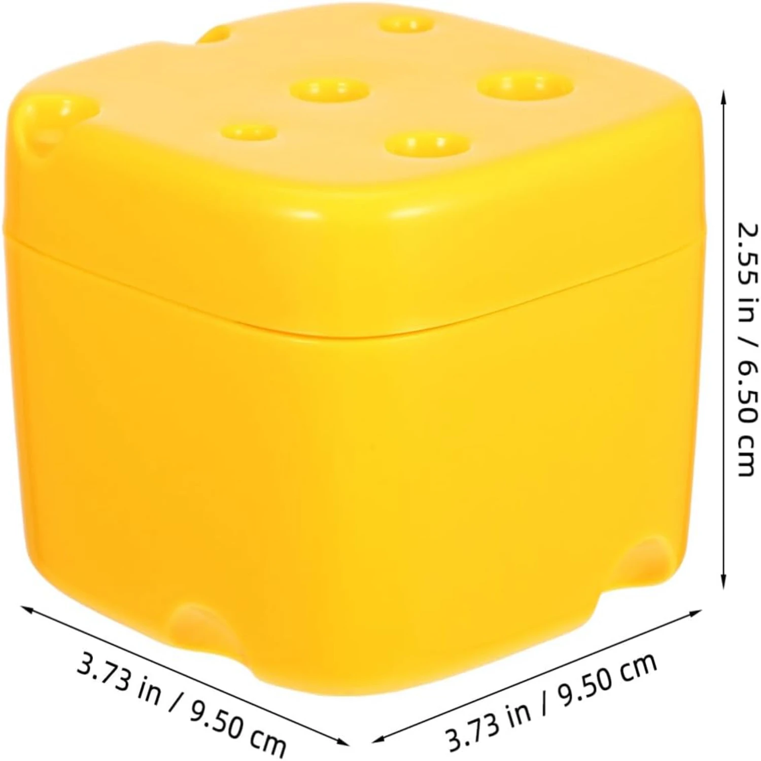 Cheese Container Slice Holder Saver with Lid Airtight Fresh Fridge Lunch Box 350ml