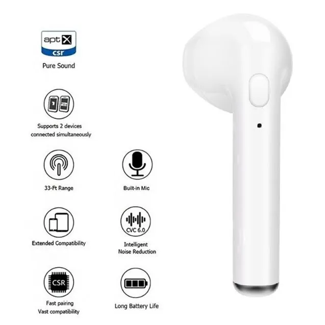 Беспроводные наушники с микрофоном Bluetooth V4.2 + EDR |