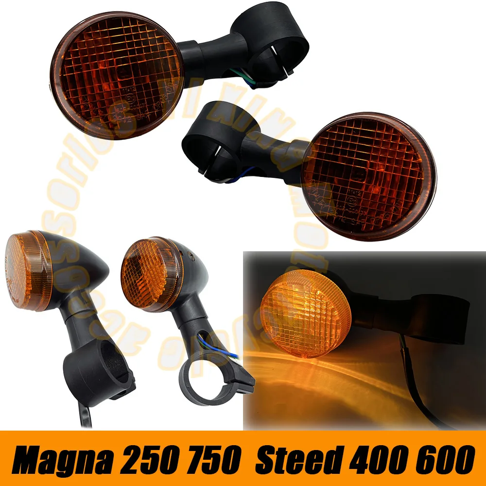 Фара для поворота мотоцикла Magna 250 750 Shadow 400 Steed VLX600 1100 VTX1300 1800 сигнальная лампа
