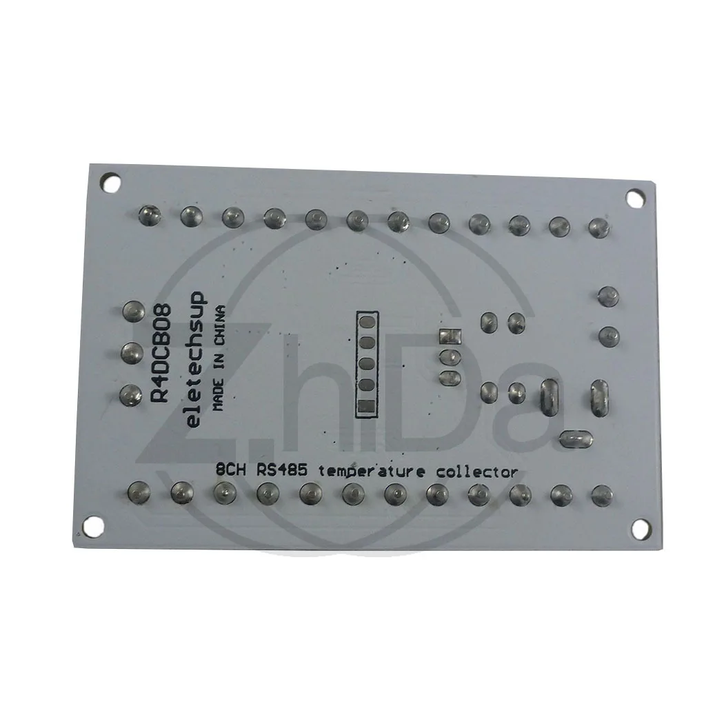 Фото 8-канальная плата датчика RS485 DS18B20 MODBUS RTU для безбумажного регистратора PLC R4DCB08 №4