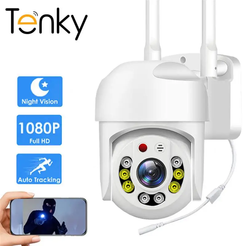 

IP-камера Tenky, беспроводная, 360 °, Wi-Fi, ночное видение