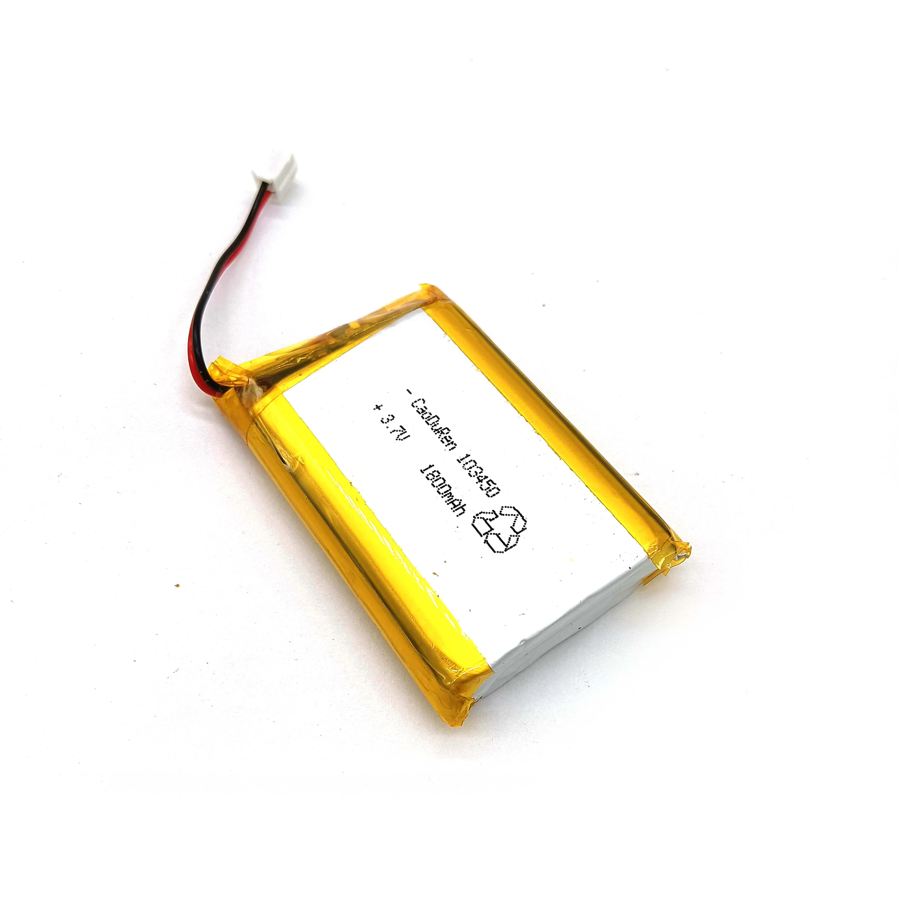 

2/5/10/20 шт., литий-полимерные ионные батареи 3,7 в 1800 мАч 103450, разъем JST 2,0 мм